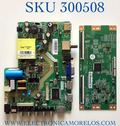 KIT DE TARJETAS PARA TV WESTINGHOUSE / NUMERO DE PARTE W20108-1-SY / TT307C3 V2 / CV500U2-T01(01) / 20200526 / TL2005027A / T-CON TCV580UHDU1-T01 / CV580U1-T01 / N2TCV580UHDU1-T01_GOA_A0 / N2TCV580UHDU1-T01_G0A_A0 / PANEL CC580PV7D / MODELO LT-58MAW705